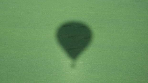 Stínohra z letu balónem